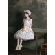 Miss Point Goose's Flower Basket Square Collar JSK(Reservation/3 Colours/Full Payment Without Shipping)